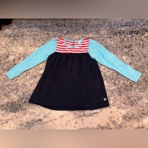 Lolly Wolly Doodle girls size 6/7 dress or long shirt